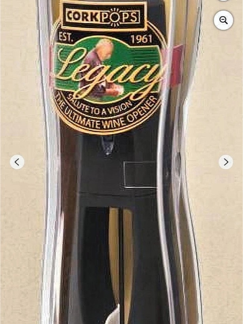 Cork Pops Legacy Black NWT